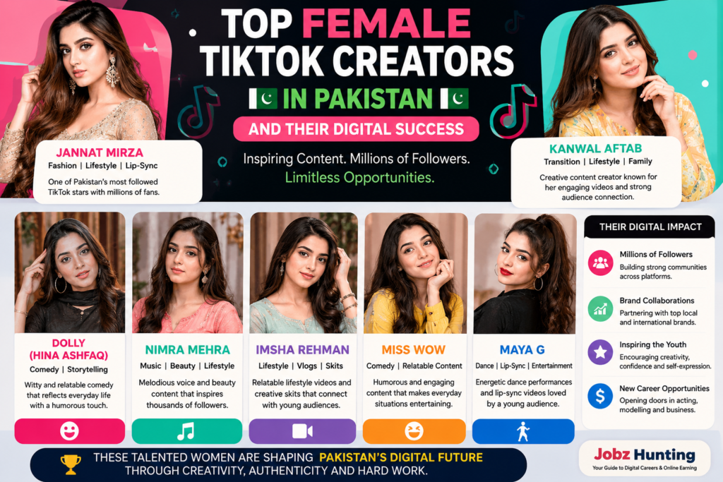 Top Female TikTok Creators in Pakistan and Their Digital Success