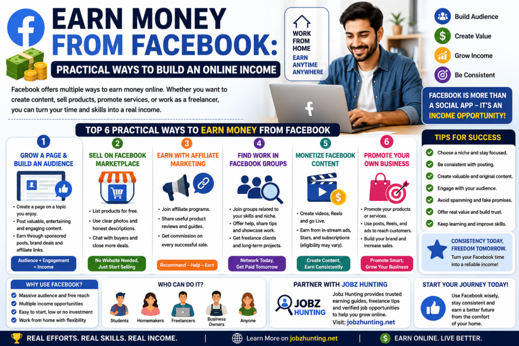 Earn Money from Facebook: Practical Ways to Build an Online Income