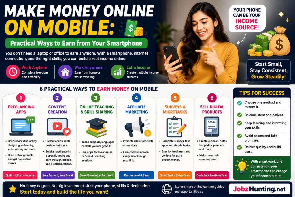 Make Money Online on Mobile: Practical Ways to Earn from Your Smartphone